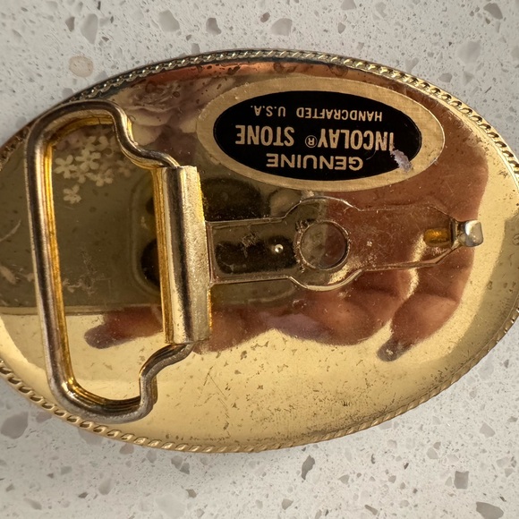 Soapstone belt buckle - Picture 4 of 4